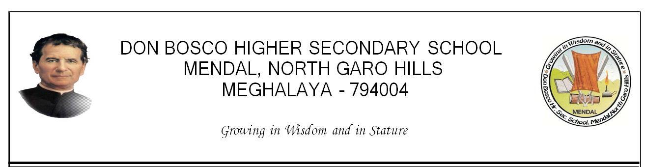 Don Bosco School, Mendal School Logo